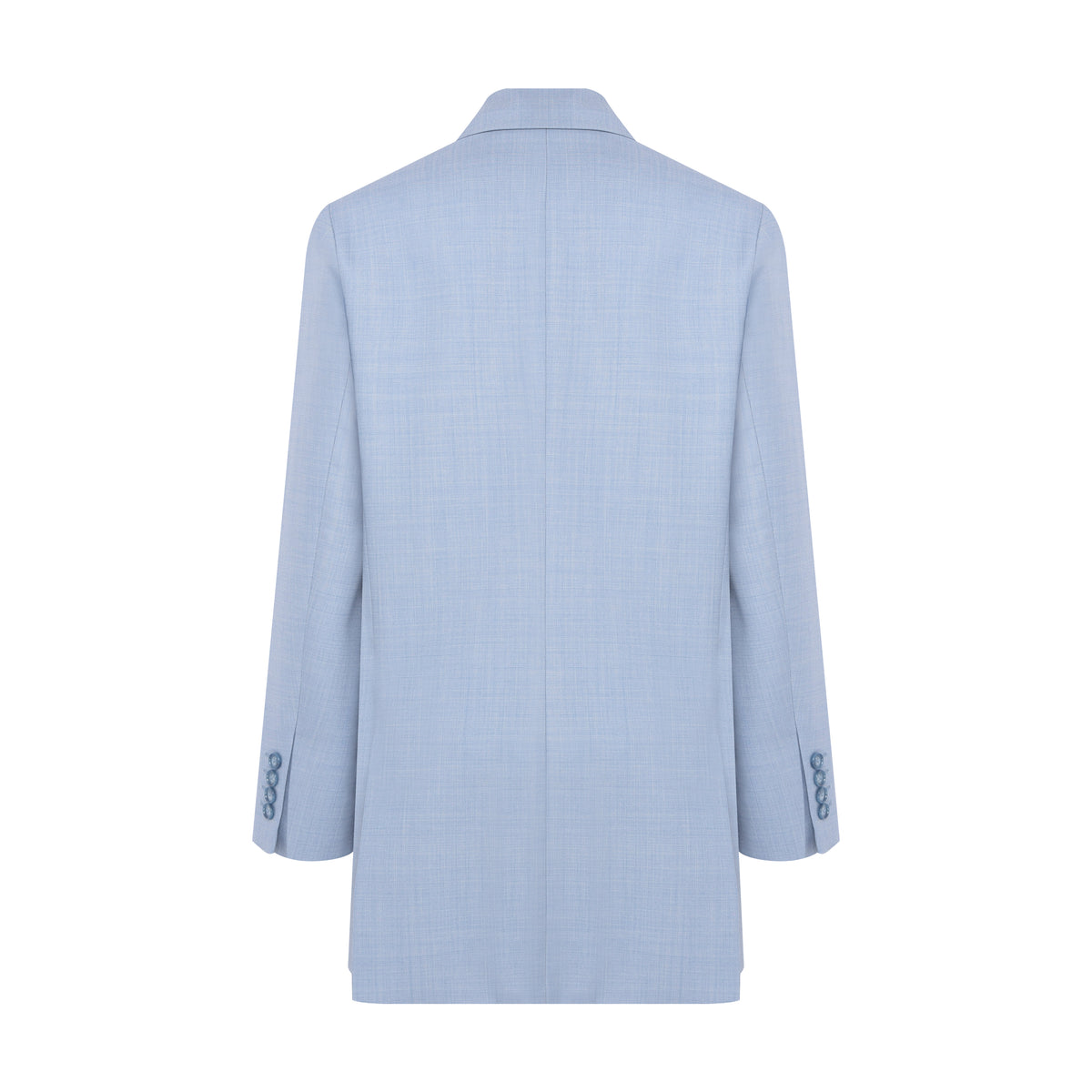 Cold Wool Wrap Oversized Blazer