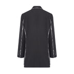 Blazer Alfaiataria Ampla Contorno Pintura Manual