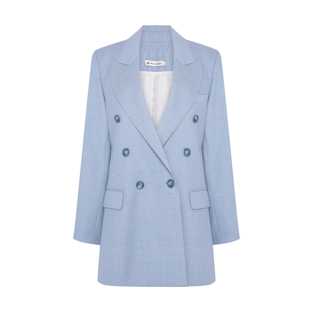 Blazer Amplo Transpassado Lã Fria