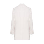 Blazer Amplo Linho Bordado