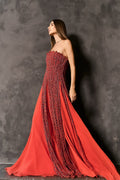 EMBROIDERED DRESS WITH BRAIDS