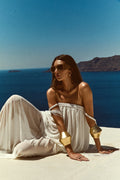 Blusa Baloom Trança Crochê Com Franja